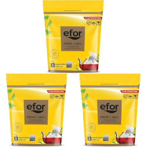 Efor Prime Label Jumbo demlik Poşet Siyah Çay 35x30 g (3 paketi)