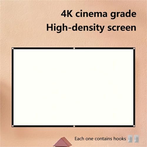 Pantalla portátil para proyector cine 60 pulgadas 16:9 3:4 miniatura 2