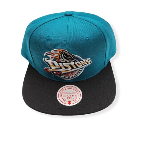Detroit Pistons Core Basic Hardwood Classics Snapback Hat Teal