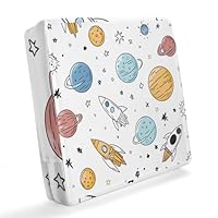 Cartoon Space Planet Waterproof Sofa Seat CoverUniverse Rocket Couch Cushion Covers Outdoor Furniture Protector for Patio Garden Balcony L