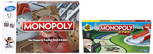Image of Monopoly Deluxe Edition Game, Fantasy Board Game, Games & Puzzles for Friends and Family, Toys for Kids, Boys and Girls Ages 8 Years Old