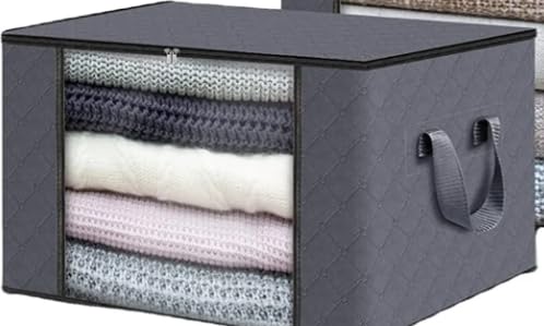 Fire Outdoors Under Bed Storage Containers, Under Bed Storage, Under Bed Shoe Storage, Under Bed Storage, (Gray)