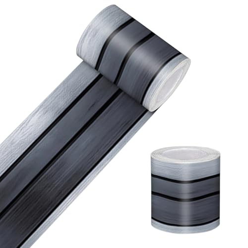 HOMETITUTE Wallpaper Border Peel and Stick Wall Border Brushed Metal Decorative Wall Trim Self Adhesive Border for Walls Mirror Frame Accent Strip for Bedroom Bathroom Kitchen Living Room 4x196 Inch