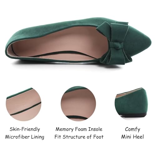 Image of SAILING LU Women's Bow-Knot Pointed Toe Ballet Flats