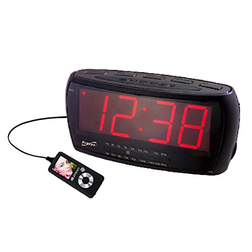 Supersonic SC373 Digital Jumbo Alarm Clock Radio