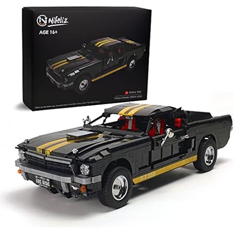 Nifeliz Muscle Car 1965s GT350 Race Car Building Set (1,817 Pieces) Cover