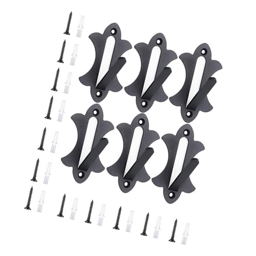 6 個のパック防錆金属スカルフック壁掛け頑丈なハンガー家庭用ガレージ収納装飾金属スカルフック