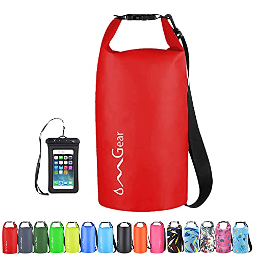 Image of OMGear Waterproof Dry Bag Backpack Phone Pouch 40L /30L /20L /10L /5L Floating Dry Sack for Kayaking Boating Outdoors Activities
