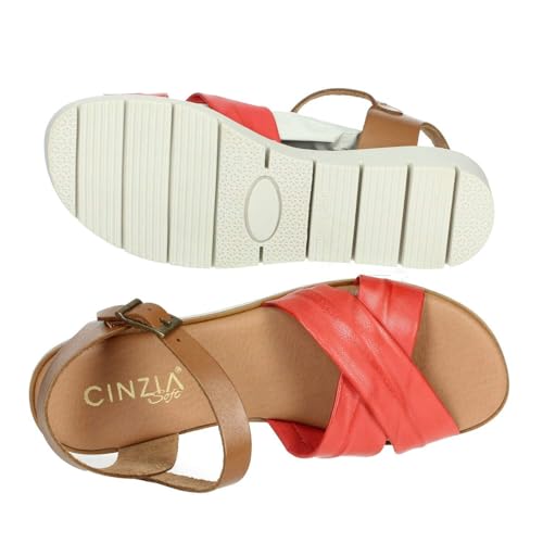 Sandales rouges Cinzia Soft 39 la solution pour marcher sans douleur - 7