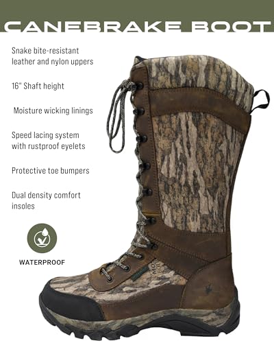 FROGG TOGGS Men's Canebrake 16” Waterproof Snake, Hunting Boots2