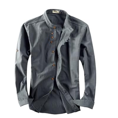 EEJBYTDI Soulona Camisa de Lino y Algodón Estilo Katana Japonés para Hombre, Mezcla Premium, Corte Sastre, Manga Larga, Blanca, S-5XL | Ya disponible en tu tienda friki favorita! En mundofriki.es! EEJBYTDI Soulona Camisa de Lino y Algodón Estilo Katana Japonés para Hombre, Mezcla Premium, Corte Sastre, Manga Larga, Blanca, S-5XL | Ya disponible en tu tienda friki favorita! En mundofriki.es!