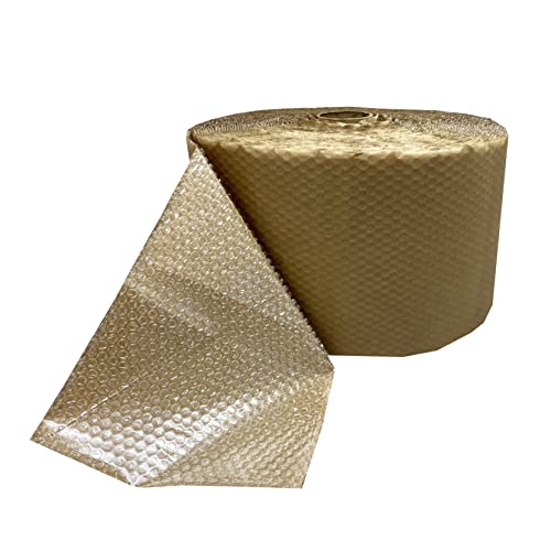 Kraft-Backed Bubble Roll - 125' X 12" Wide #TOP3