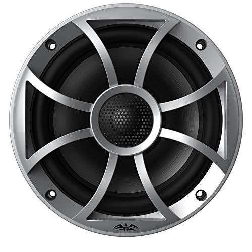 Image of Wet Sounds XS Series Silver Grill 6.5 inch OEM Replacement Speakers w /120 Watt Peak Power