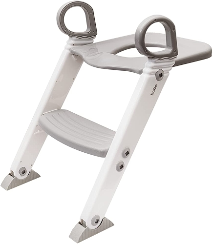 Buba Assento Redutor com Escada, Cinza, 58.5 x 39 x 40.5 cm