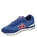 New Balance Men's 515 V3 Sneaker, Atlantic Blue/Team Red/White, 10.5