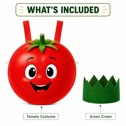 Image of Raj Costume Kids Fruit & Vegetable Fancy Dress Costume | Soft Felt Fruit and Vegetable Cutout Costume for Boys & Girls | School Annual Function