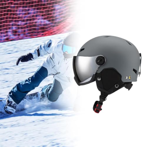 Casco de snowboard resistente al viento con orejeras integradas 5