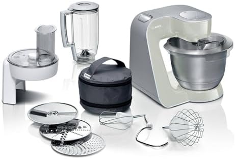 Bosch - Robot de cocina, MUM 5, 1000 W, Plateado, MUM58L20