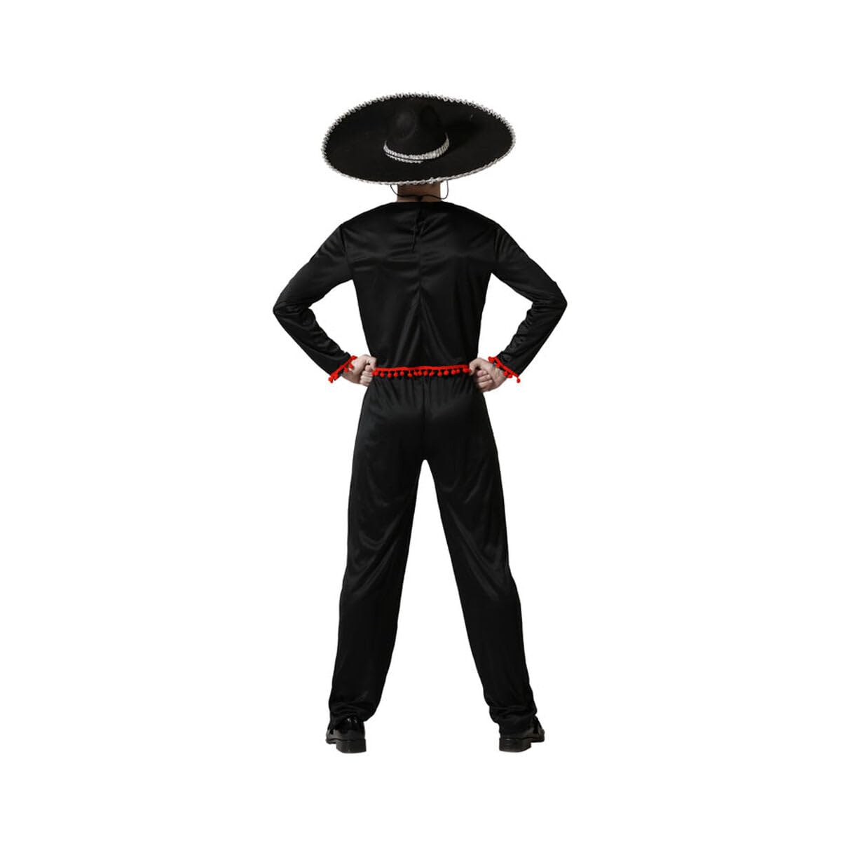Atosa Costume Scheletro Messicano Colorato Giorno Dei Morti Cultura Messicana Halloween Teschio Catrina Fiori Di Cempasucchil Costume Nero Tradizionale Offerta Rancheras