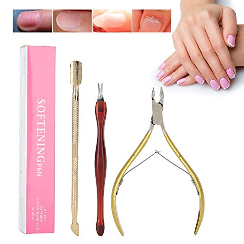 4Pcs/Set Maniküre-Werkzeugsatz, Nagelpflege-Werkzeuge Nagelhautschneider Manövrier-Set For Nagelhautschieber Für Die… – Bild 5