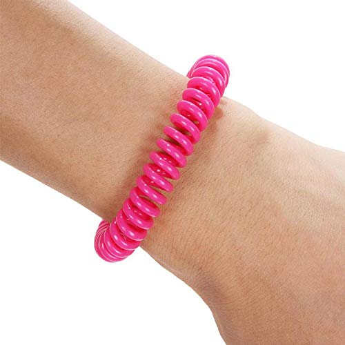 Festnight 5 Pcs Pulseira Repelente de Mosquitos Repelente de Insetos Natural Pulseira de Pulso para