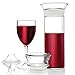 Savino Enthusiast | Plastic Wine Preserver | Clear | 750ml | Dishwasher Safe Decanter | Non-Sparking Wine Carafe | Fresh Up to 7 Days | Gift for Wine Lovers | Wine Accessory | Air Stopper | USA