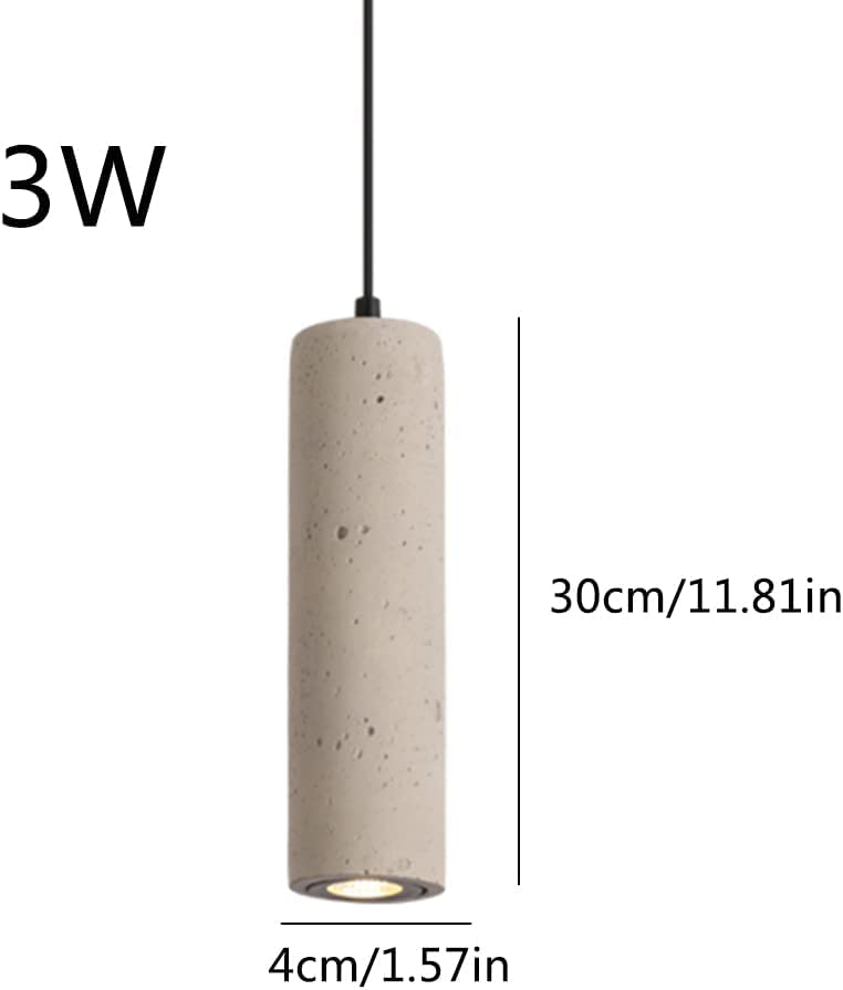 Droplight ajusté en béton pour éclairer efficacement un plan de travail - 4