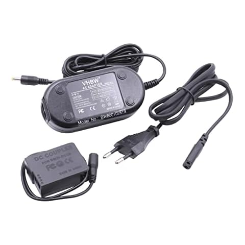 vhbw Kamera-Netzteil Ladegerät kompatibel mit Panasonic Lumix DMC-G7, DMC-G70 - Ersatz für DMW-AC8, DMW-AC8EG, DMW-DCC8, DMW-DCC8E, DMW-DCC8GU Cover
