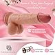 Realistischer Dildo-Vibrator 22cm [mit App] - G-Punkt-Masturbator, festes Stoßen, 10 Vibrationsmodi, Rotation, Saugnapf, Sexspielzeug mit Fernbedienung für Frauen, Paare & Männer | Pleasure Planet