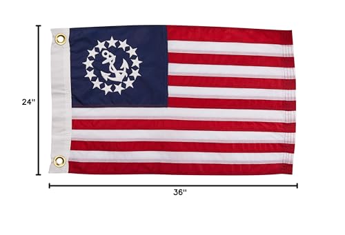 image for Taylor Made Sewn US Yacht Ensign Flag for Boats, 24