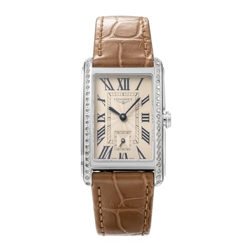 [LONGINES(�����W��)] �h���`�F�r�[�^ �E�H�b�` �N�H�[�c 3�C���h�� �T�t�@�C�A�K���X ���C�g�u���E�������� L5.512.0.71.4 ���f�B�[�X [���s�A���i]