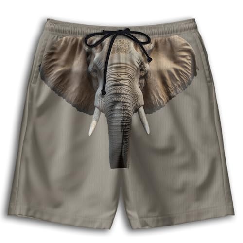 Funny Mens Swim Trunks - Trunk Hawaiian Mens Shorts Casual - Naughty Summer Drawstring Beachwear Shorts PA14