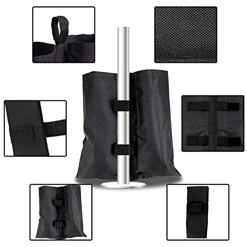 Gewichten voor paviljoen, zandzakken om te vullen, 4 stuks, zandzak verzwaring voor pop-up paviljoen, tenten, parasol… - Image 8