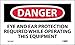 National Marker Danger, Eye and Ear Protection (D415AP)