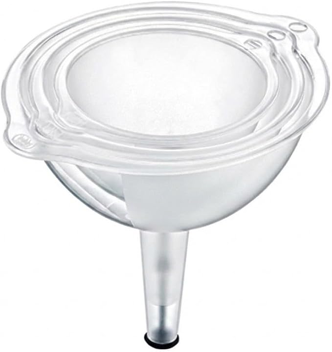 Orret Home 3 Adet Huni Seti Yağ ve Sıvı Doldurma İçin – Plastik Mutfak Hunisi Seti, Farklı Boy Huni, Şişe Yağ Aktarma Aparatı, Çok Amaçlı Sıvı Transfer Hunisi