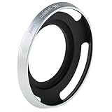  JJC LH-37EPII Silver Gegenlichtblende (Streulichtblende, Sonnenblende) für Objektiv mit 37mm-Filtergewinde - z.B. für Panasonic Lumix G Vario 12-32mm f/3.5-5.6 ASPH., Olympus M.Zuiko DIGITAL ED 14-42mm 1:3.5‑ ,5.6 EZ oder Olympus M.Zuiko DIGITAL 17mm f/2.8 Pancake (silberfarben)