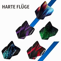 Grebarley Dartpfeile Metallspitze,12 Stück Profi steeldart Pfeile 20/22/24g – Ansicht 5