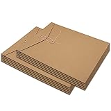 Funny live 10 sobres de papel kraft A4 con refuerzo expandible, suministros de oficina, carpetas de archivos, bolsillos para proyectos (versión vertical)