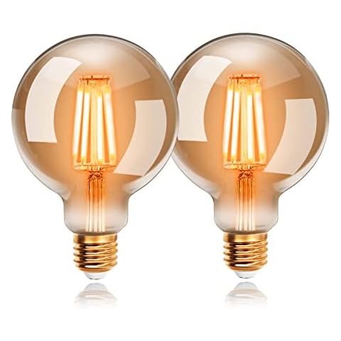 EXTRASTAR Bombilla Retro Vintage LED G125 E27 Cover