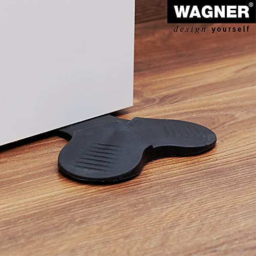 WAGNER Fermaporta 3STOP NERO - Diametro Ø108 x 19