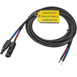Avoltik 6mm2 Solarkabel Verbindungskabel 1,5m