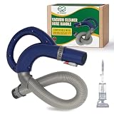 Picture of EZ SPARES Compatible with Shark NV350, NV351, NV352 Hose Handle,Part 113FFJ Vacuum Cleaner,Adjust Suction for High Pile Carpets and Area Rugs(Dark Blue)