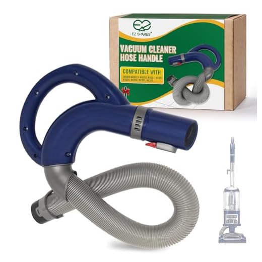 EZ SPARES Compatible with Shark NV350, NV351, NV352 Hose Handle,Part 113FFJ Vacuum Cleaner,Adjust Suction for High Pile Carpets and Area Rugs(Dark Blue)