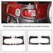 Aunginsy Car Cowl Body Armor Outer Cover Side Corner Guards Fit Toyot@a FJ Cruiser 2007-2021 Tail Light Taillight Fog Taill Wrap Angle Guard Trim Accessories