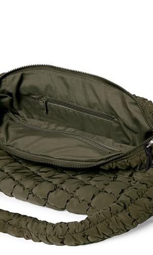 Image of ODODOS Quilted Carryall Tote Bag for Women Crossbody Hobo Lightweight Padding Shoulder Bag