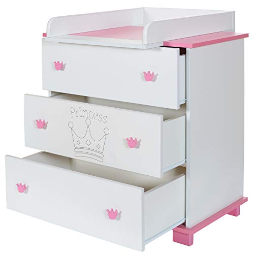 LCP Kids - Fasciatoio per bambini con 3 cassettoni...