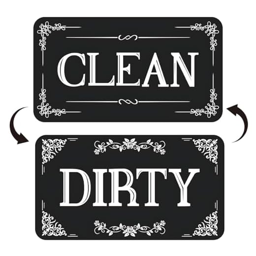 Appliance Status Indicator - Easy-to-Read Sliding Sign for Cleaning Cycle