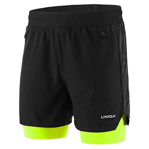Lixada Men's Quick Dry Running Shorts Cover