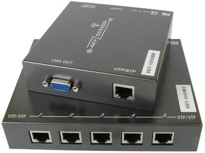 Stellar Labs 83-10877 5 Port Cat 5 Audio Video Extender Kit by Stellar Labs