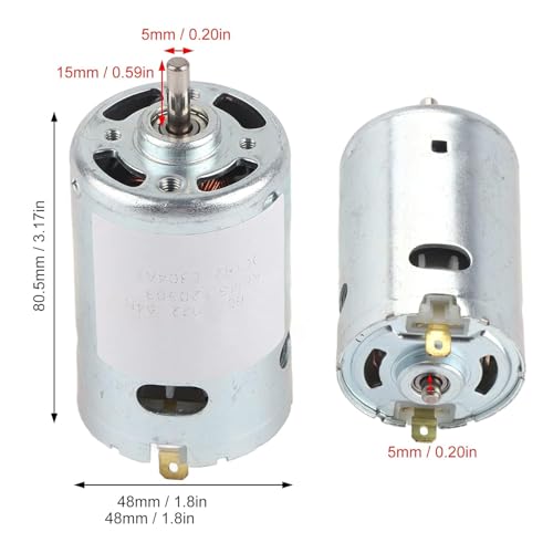 Image of Metal SP Electron DC12-24V 885 Gear Motor High Speed Silent Electric Motor for for DIY Generator Power Equipment